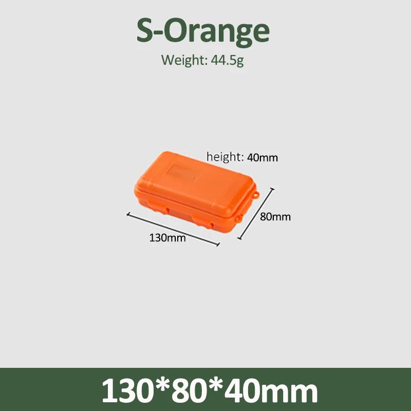 EDC Tool Box Outdoor Camping Survival Kit Shockproof Waterproof Case Sealed Box Outdoor Survival Storage Box Fishing Tackle Bag