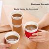MARYYA Disposable Paper Cups, Thickened Insulated Anti-Scalding Medium-Sized, 40 Pieces, for Soy Milk, Milk Tea, Hot Drinks, Coffee, Home Use, 280ml