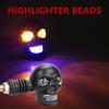 2pcs Motorcycle Lights,Skull Style LED Turn Signal Motorcycle Direction Lights,Indicator Ligh,Skull Turn Signal Indicator Light