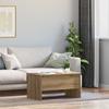 Artisan Oak Coffee Table 102 X 50.5 X 46.5 Cm Particleboard