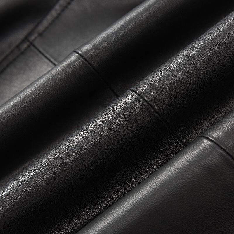 FAPAI Men's Classic Business Genuine Leather Jacket