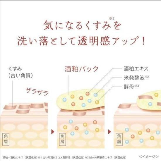 Wafood Made Sake Lees Pack SK 170g Rinse-off Extract Yeast Rice Fermentation Liquid Dullness Transparency High Moisture Dryness Easy Beauty Skin Care