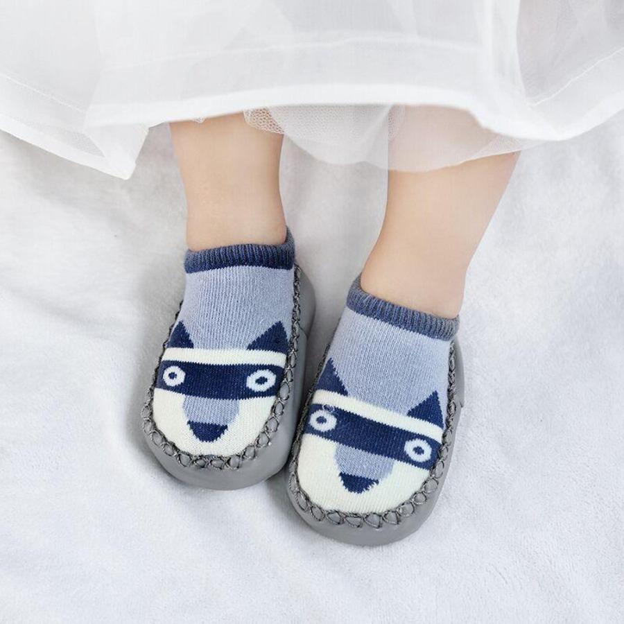 Baby Socks Slippers With Rubber Soles Girl Boy Infant Newborn Children Floor Socks Shoes Anti Slip Soft Sole Toddlers Indoor