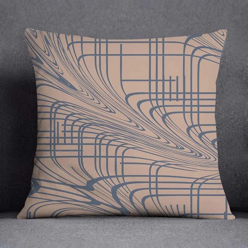 Geometric Pattern Decorative Pillowcase Car Ornaments Office Living Room Home Pillowcase