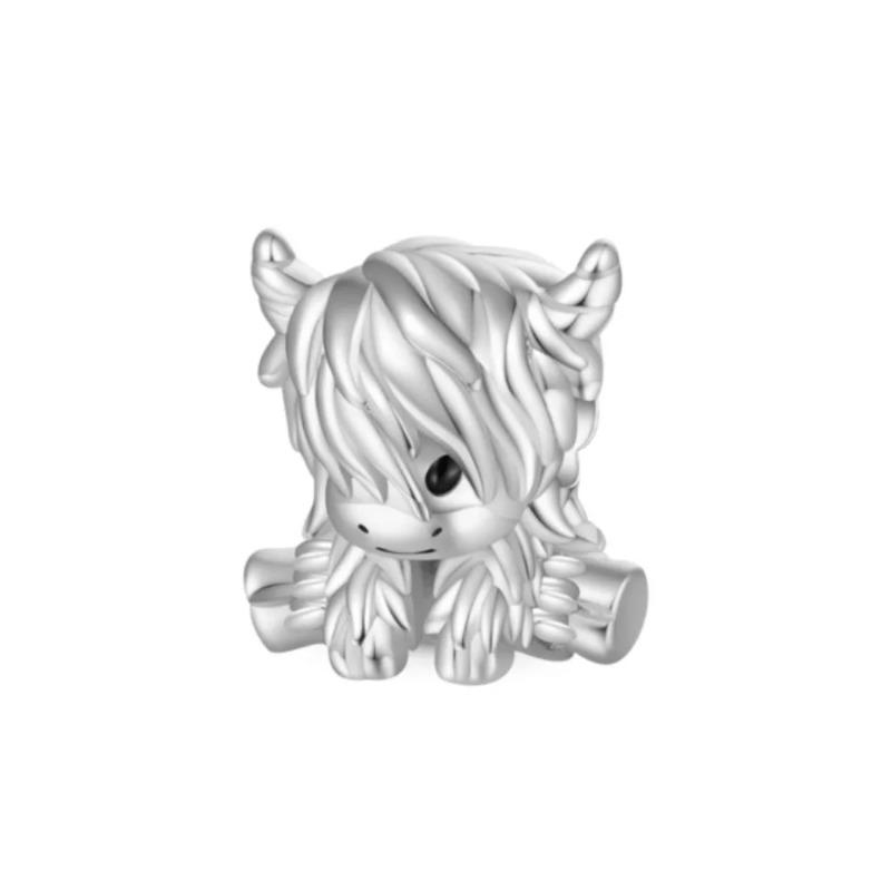 925 Silver Dog Claw Pendant Bracelet Charm Talisman for Men Women Birthday Gift Animal Jewelry Tiger Monkey Elephant Hedgehog