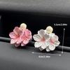 Car Perfume Clip Flower Air Outlet Car Air Freshener Peach Blossom Aroma Diffuser Car Decoration Accessories Fresh Air