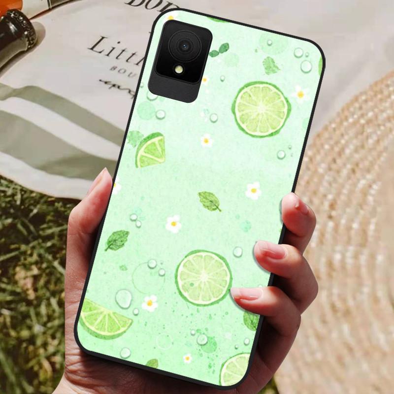 For TCL 502 Case Shockproof Soft Silicone TPU Bumper for TCL 502 Global Cover Cat Luxury  TCL502 Cute Cartoon Shell