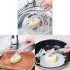 Kitchen Nano Sponge Cleaning Brush With Replacement Heads For Dishwashing And Surface Cleaning