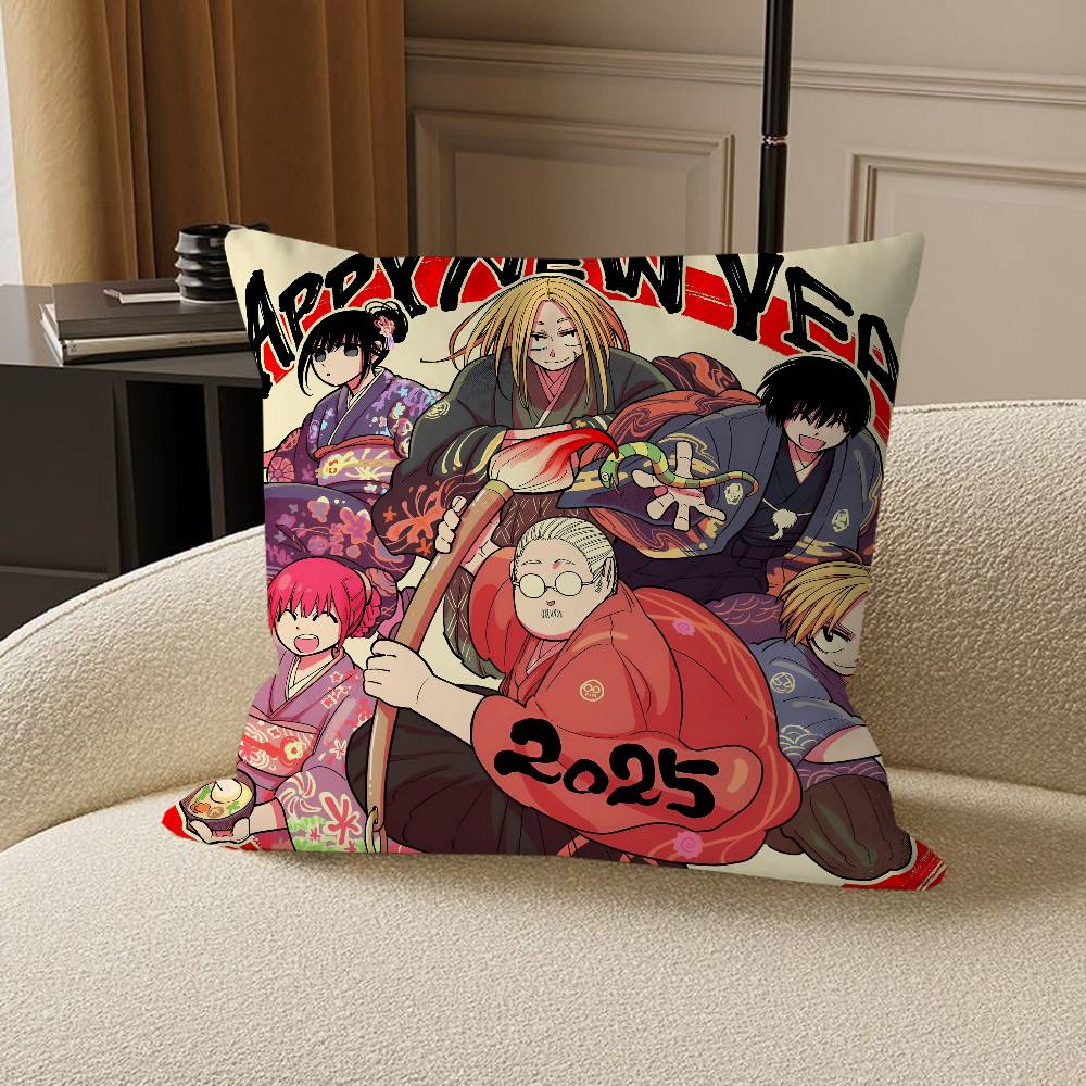 Anime S-Sakamoto-Days Personalized Pillow Cover Kids Bedroom Wild Party Decor Pillowcase Kid Birthday Shower Gift