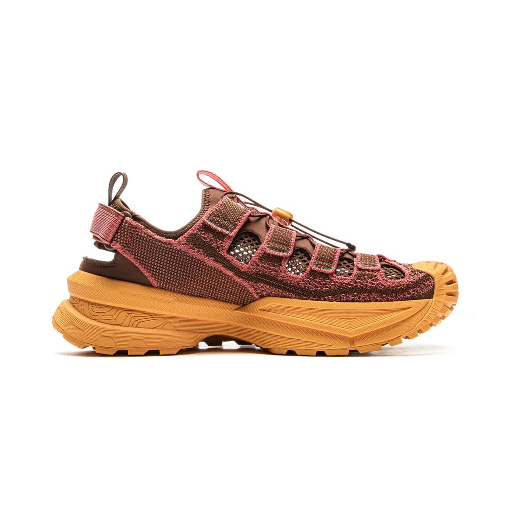 Li Ning CF Su Xun Chuan Lehké Venkovní Trendy Protiskluzové Odpružené Boty do Potoka Unisex Boty Červenohnědé AHLV001-3