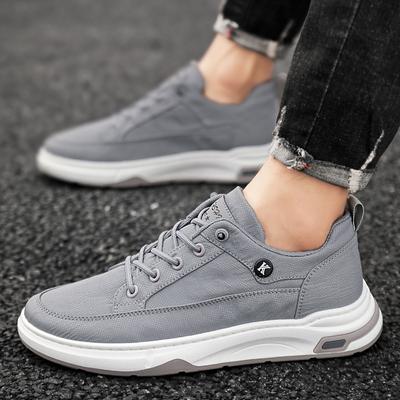 Canvas Men's Shoes Breathable Ice Silk Deodorant Junior High School Students Flat Shoes New Sports Youth Casual Shoes