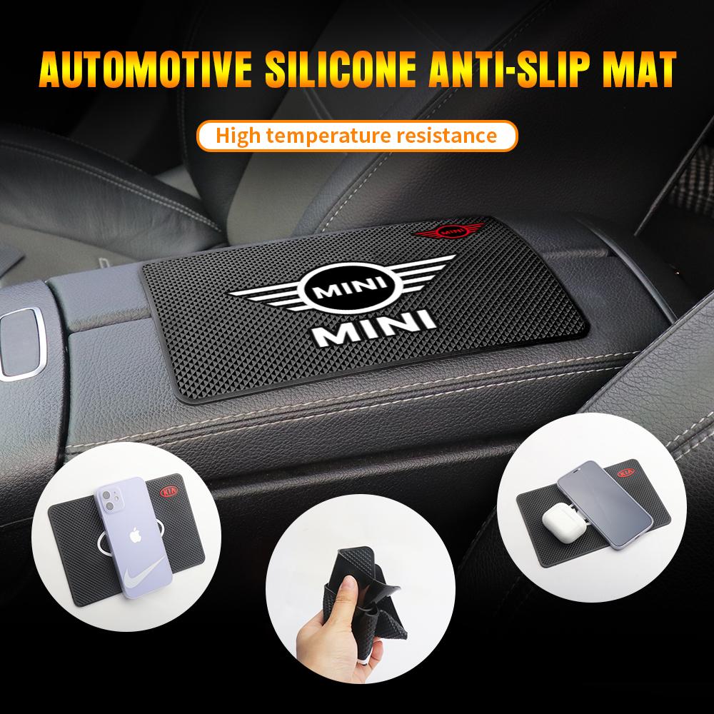 Silicone Car Dashboard Phone Toy Ornament Anti Slip Mat For Mini Cooper JCW Works F54 F55 F56 F57 F60 R50 R52 R53 R55 R56 R57