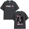 CAPCOM Game Resident Evil Graphic T Shirt Unisex Women Vintage Fashion Short Sleeve Tshirt Casual 100 Cotton Summer Streetwear