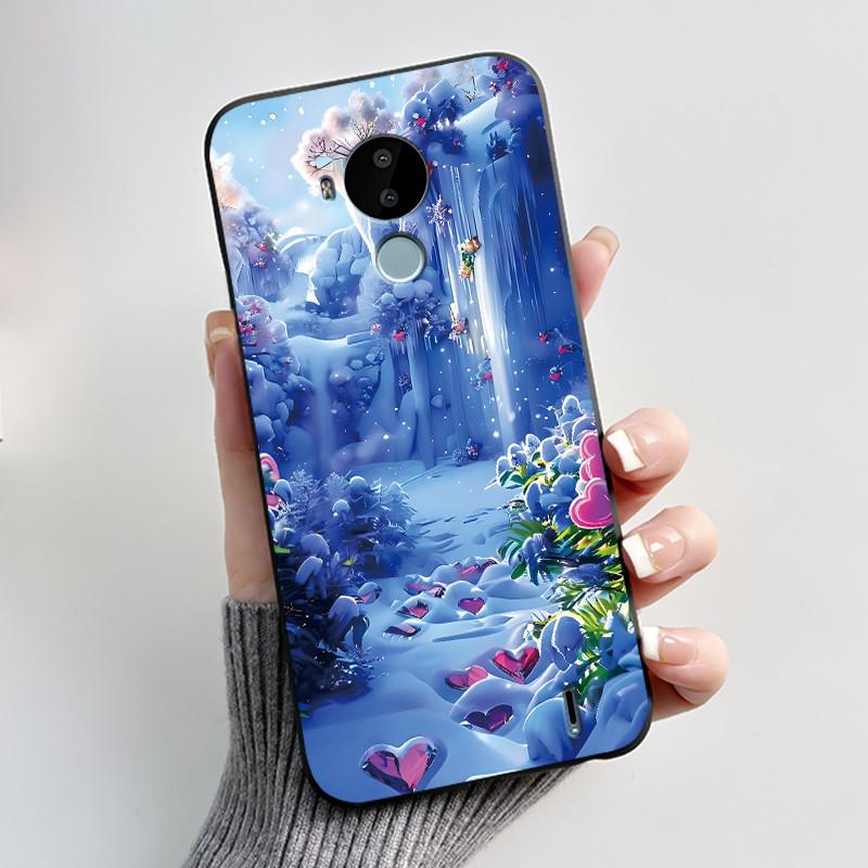 Cute Case For Nokia C30 Capa Coque Printing Shell Protective Cover Soft Silicone Cartoon Phone Casing Fundas
