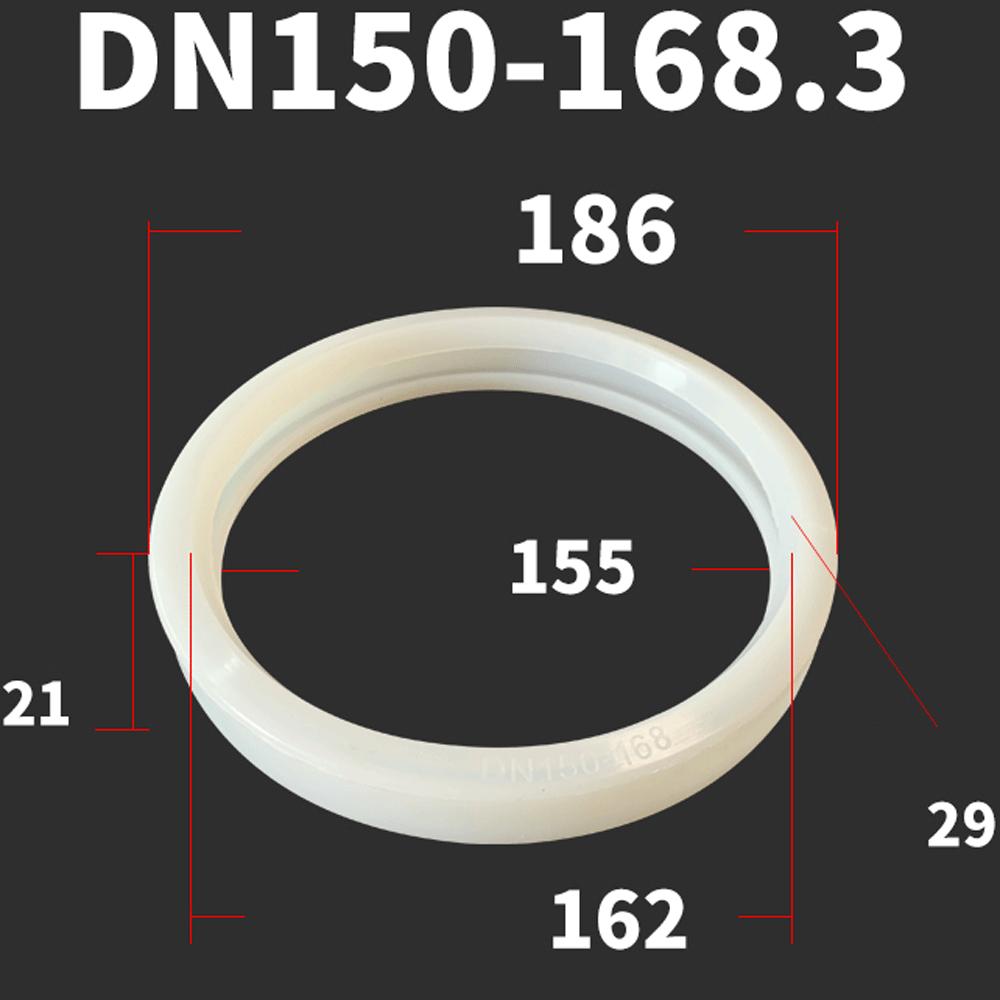 DN0.75-200 VMQ Slicone Rubber Sealing Seal Gasket Strip For Hough Section Coupling Clamp O-shaped groove