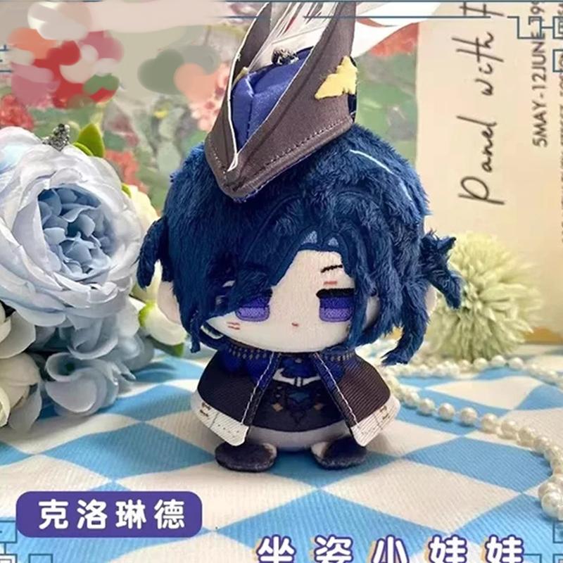 10cm Game Impact Plush Varka Durin Flins Sandrone Columbina Lauma Nefer Skirk Cute Cartoon Dolls Bag Pendant Keychain Gift