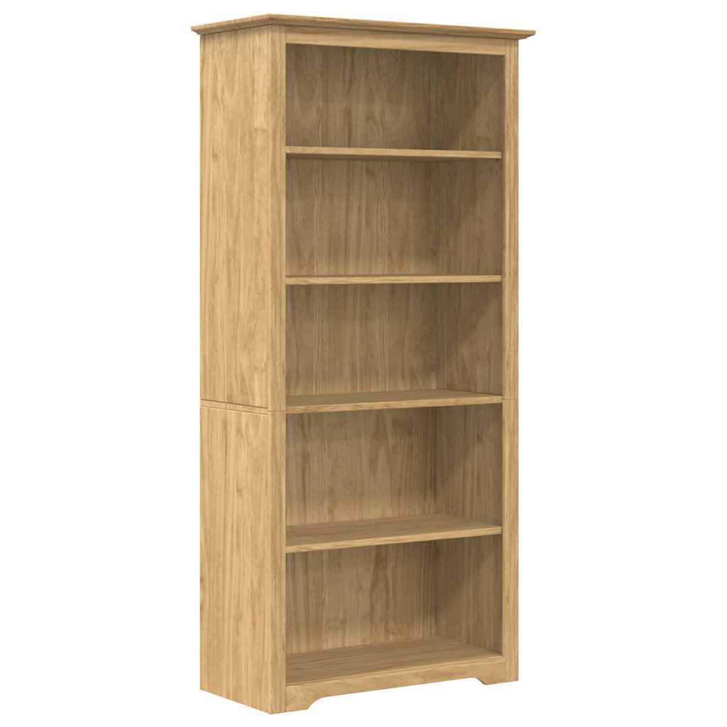 BODO Bookshelf Honey Brown 82 x 40 x 173 cm Engineered Wood