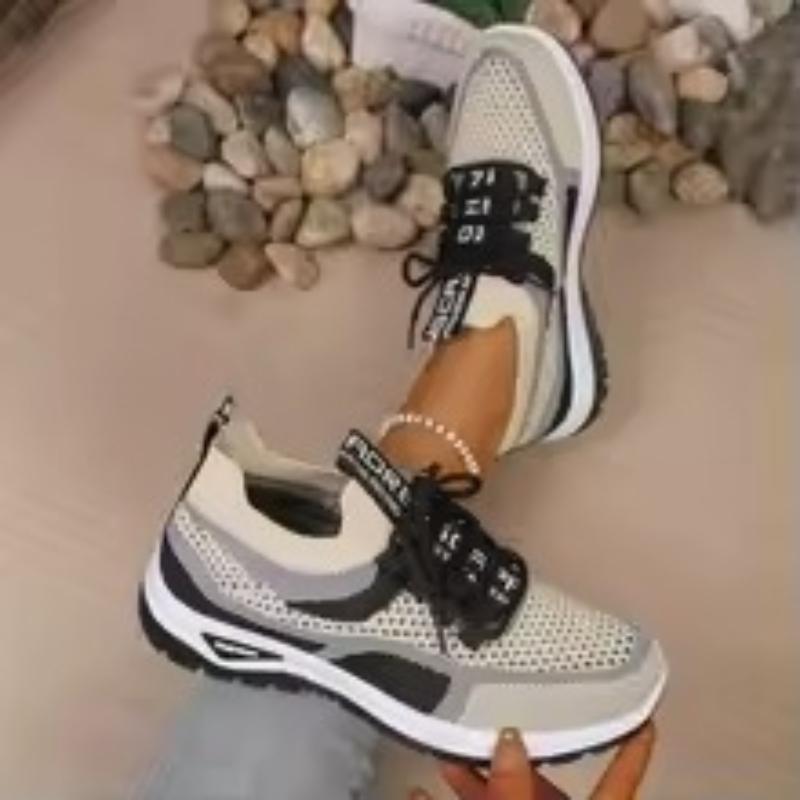Women's Shoes Summer Casual Sneaker New Style Two-color Single Shoes, Versatile, Casual and Fashionable Work Shoes