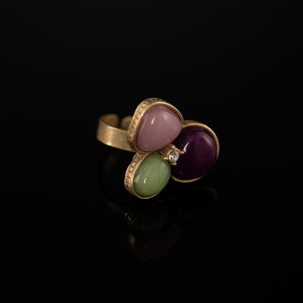 Medieval Copper Alloy Ring, Retro Court Style, High Sense Female Designer Temperament, New Ring