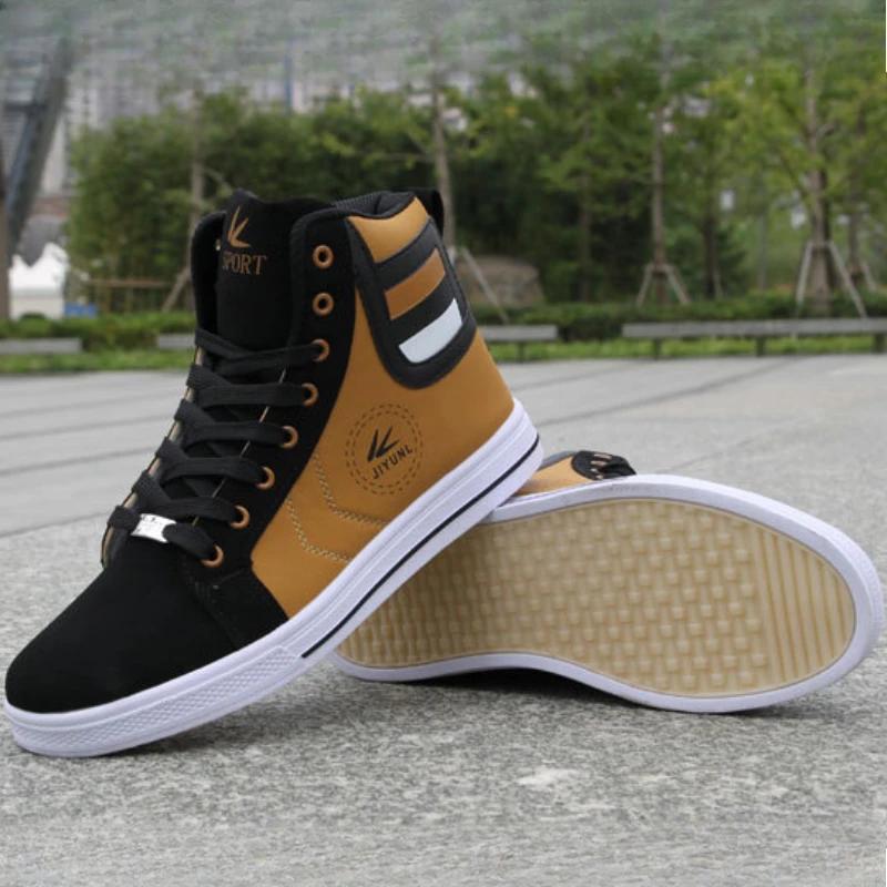 Men's Sneakers High-top Casual Shoes Lightweight Shoes for Men Fashion Hip Hop Walking Shoes Flat Plus Size Men Vulcanized Shoe