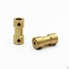 5pcs 2mm/2.3mm/3mm/3.17mm/4mm/5mm/6mm Brass  Motor Shaft Coupling Coupler Motor Transmission Connector