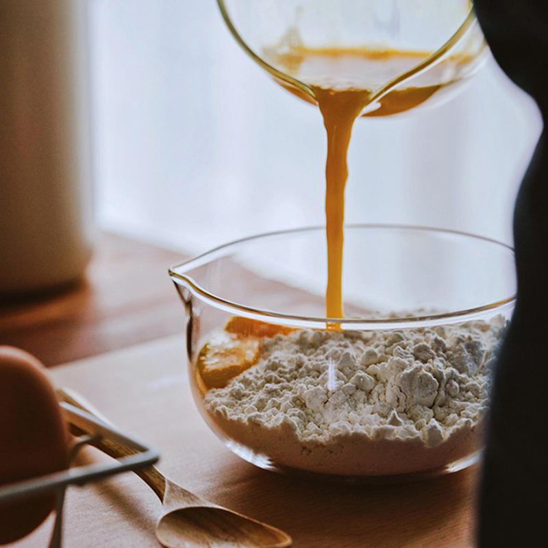 350/600ml Průhledná čajová miska s výlevkou Dvouvrstvá japonská miska na matcha Žáruvzdorná miska na míchání salátu Mísy vhodné do mikrovlnné trouby