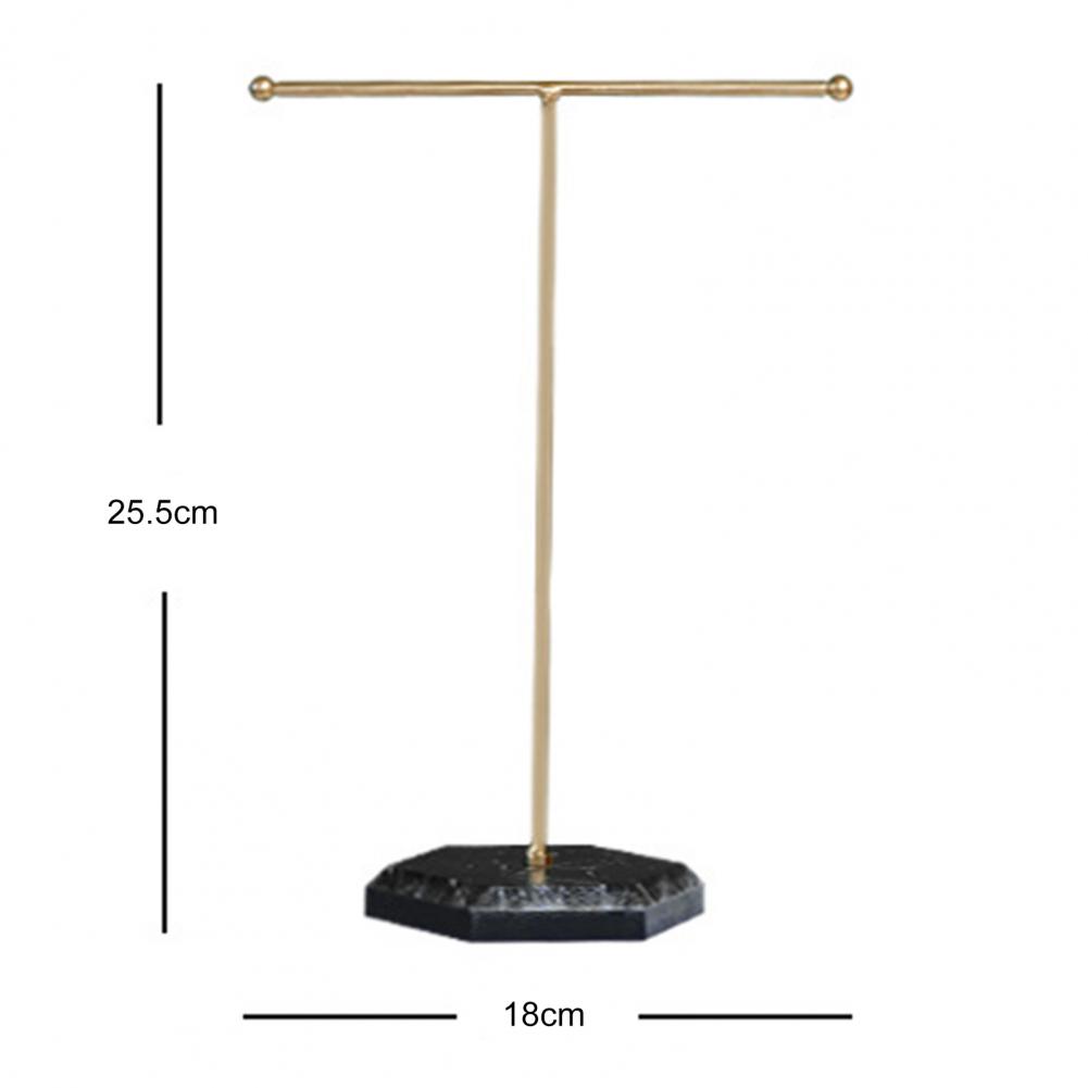 Chic Jewelry Holder Corrosion-resistant Iron Jewelry Shelf Girls Multi-functional Metal Jewelry Rack