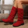 Botas de Moda Casuales Cómodas de Talla Grande para Mujer para Otoño.