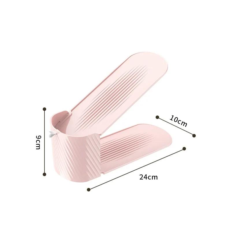 10Pcs Integrated Shoe Support Shoe Cabinet Storage Rack Shoe Storage Rack Space-saving Removable Double-layer Adjustable Rack