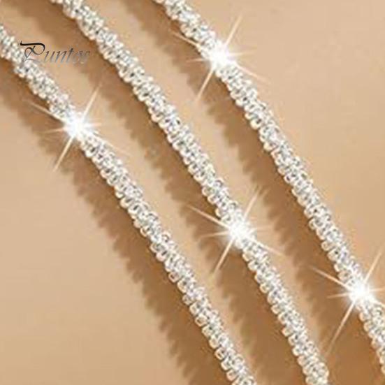 Fußkettchen für Damen, dreilagig, glänzende Oberfläche, verstellbare Länge, schlichter Stil, Knöcheldekoration, Schmuck, Party, Strand, Alltag, Fußkette, Jahrestag, Geburtstag