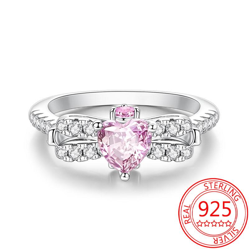 925 Silver Beautiful Stars and Moon Shining Sun Geometry Infinite Combination Ring Boutique Matching Gifts