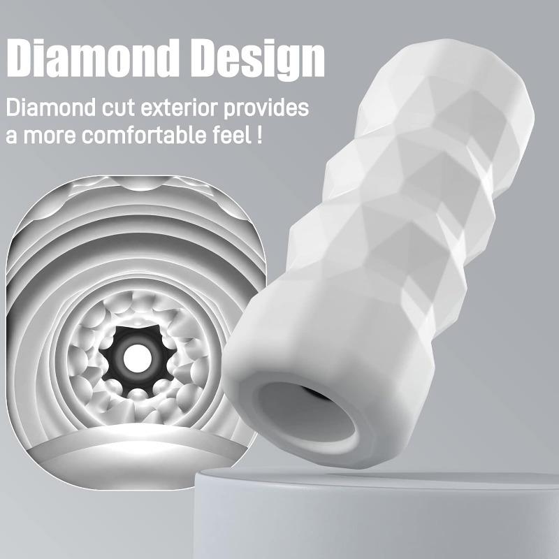 Male Masturbator Cup 3D Realistic Pocket Pussy Sleeve for Realistic Pocket Pussy Stroker Textured Reusable Soft Stretchy Adult Men Sex Toys