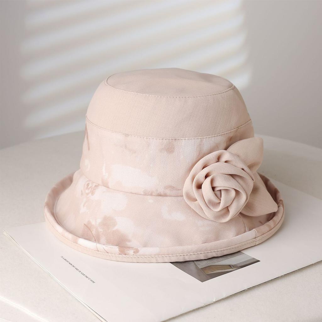 Summer Thin Mother Hat UV Protection Shade Old Man Hat Grandma Travel Sun Protection Hat Women Face Bucket Hat