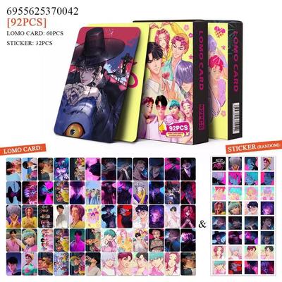 New 92 Photos of KPOP Witch Hunting Group and Gaza Men's Group Photo Collection Card Mini Sticker LOMO Card