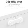 Plastic Door Panel Lock: No-Drill Latch Buckle Clasp