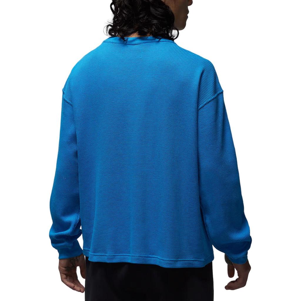 Jordan Flug T-Shirts Herren 435 Hell Photo Blau/Schwarz Rundhalsausschnitt Moderat IM6256-435