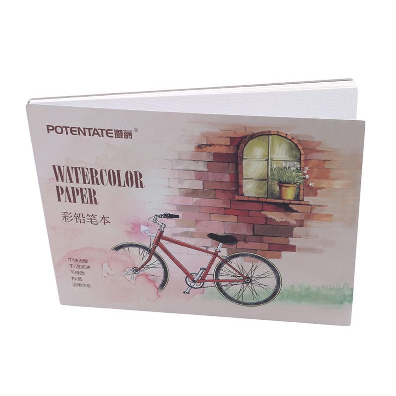 Mini Watercolor Book Watercolor Paper Set Acid Free Neutral Dry Wet Painting Sketch Book Colored Pencil