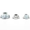 Four-Claw Embedded Nut for Sheet Metal and Wood, Compatible with M6, M8, M10 Threads - Ideal for Furniture and Inlay Applications
