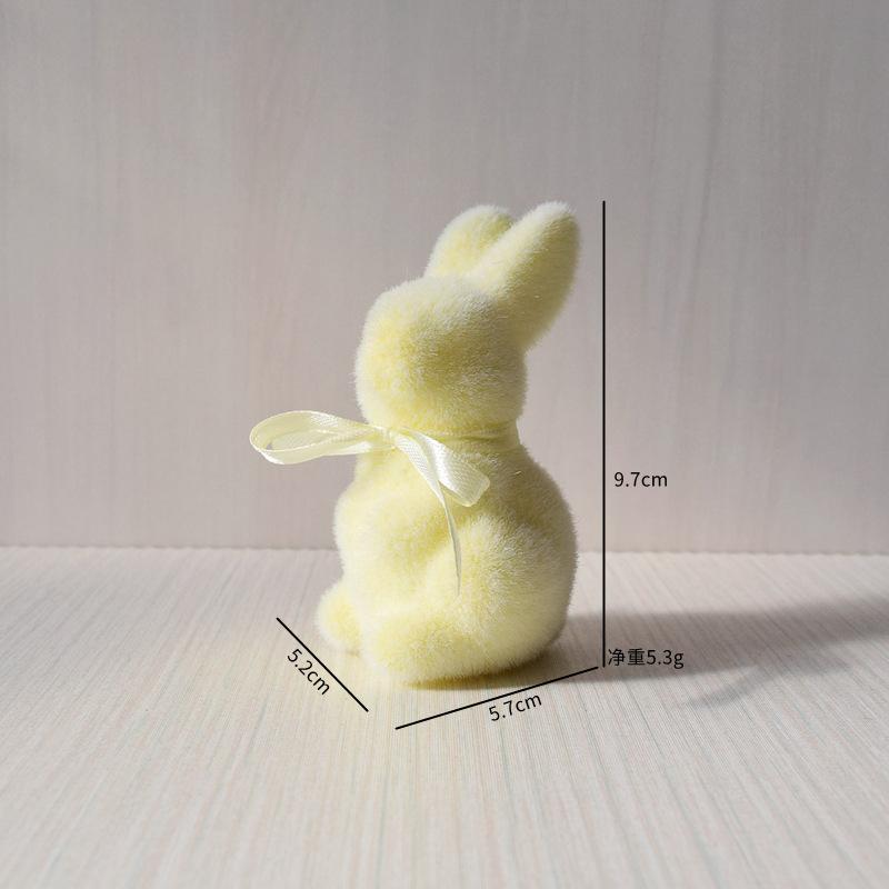 Easter Rabbits Ornament Honeycomb Paper Bunny Desktop Decor  Easter Festival Party Garden Yard Decorations Happy Easter Gift