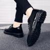 Suit leather shoes men's British casual shoes youth dress black small leather shoes