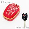 4 Buttons New Tpu Car Key Case Cover Shell For Toyota Prius Corolla Yaris Avensis Camry Rav4 2012 2013 2014
