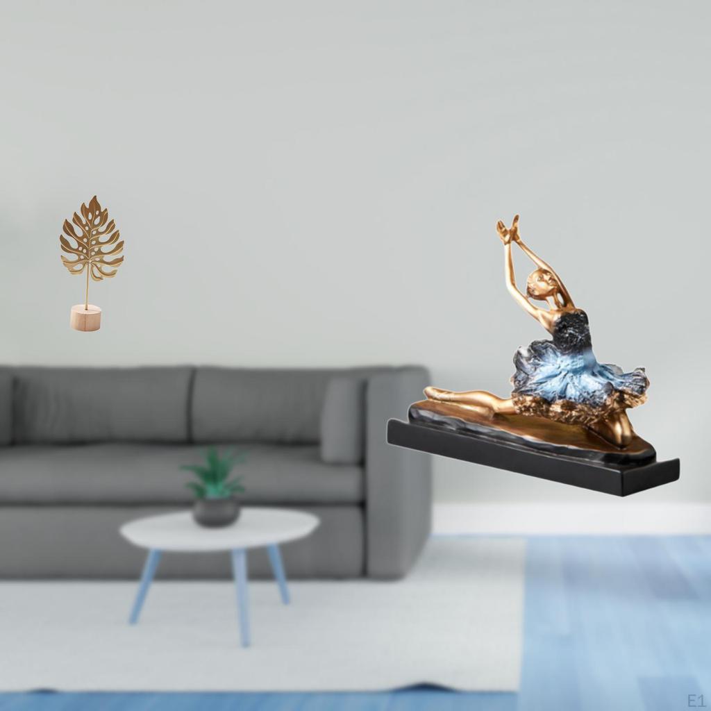 Nordic Creative Metal Sculpture And Ballet Dancer Figurine Abstract Ornament for Table Party Home