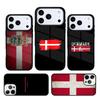 Dänemark Flagge Handyhülle Cover für IPhone 11 12 13 14 15 16e 17 Pro Max Hülle für IPhone 17 Air