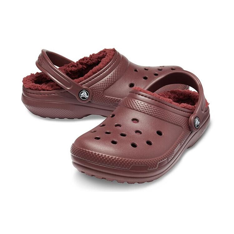 Crocs Classic Clog Sports Unisex Wine Red Sandals 203591-60U