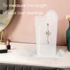 Arch Shaped Earring Display Stand Stylish Earring Display Stand Rack With Measurement For Boutique And Salon Use