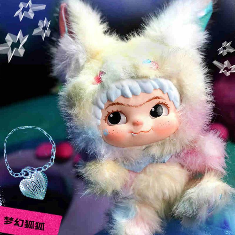 Wakuku Lis Króliczek Cukierek albo psikus Blind Box Słodka Wakuku Figurka Akcji Mystery Box Lis Króliczek Lalka Anime Brelok Torebka Niespodzianka Zabawki