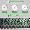 6-Inch LED Full Spectrum Plant Light Large Plants Grow Light Adjustable Extendable Pole Plant Growth Supplement Lamp