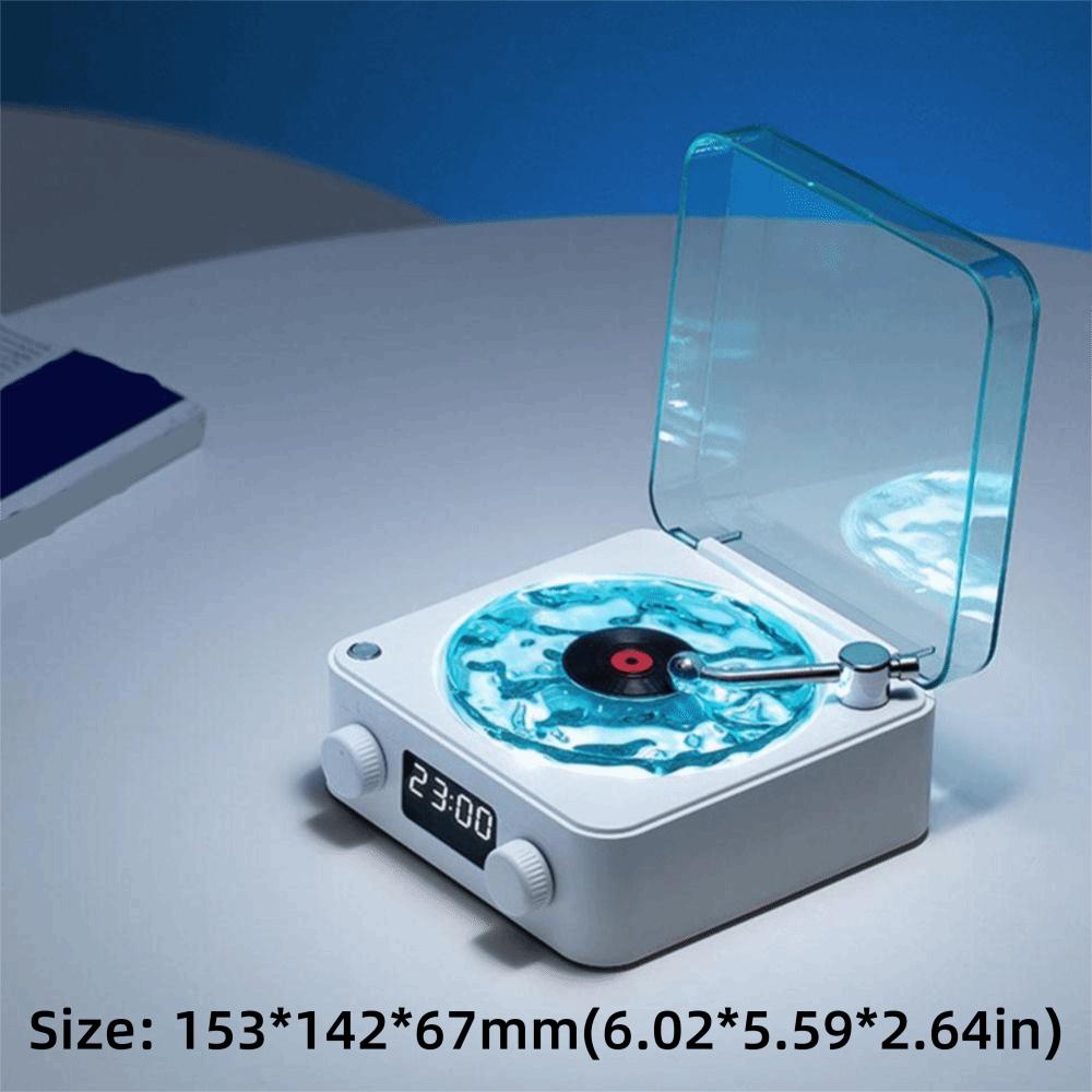 Portable White Noise Bluetooth Speaker Mini Wave Vinyl Player Retro Vinyl Record Player  Home