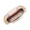 Michael Kors MK Hally Chain Logo Vintage Color Block Leather Shoulder Bag Women shoulder bag Vanilla-White 30F1G2HL1B-173