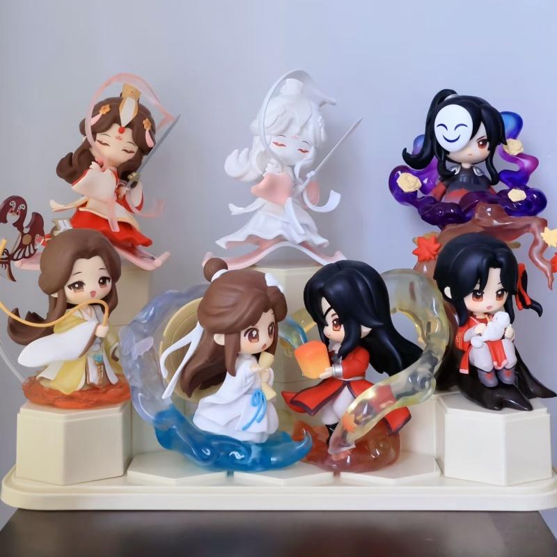 In Stock Heaven Official’s Blessing Brilliant Colors Series Blind Box Anime Figures Room Decoration Toy Girl's Birthday Gift